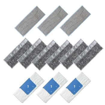 

FULL-Robot Vacuum 3 Wet Water+ 6 Dry Water+ 3 Disposable Mop Cloths Pad for Irobot M6 Robotic Vacuum Cleaner Parts Replacement