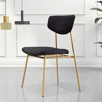 

Modern Minimalist Back Chair Living Room Restaurant Simple Dining Tables and Chairs, Outdoor Corridor Balcony Leisure Seat