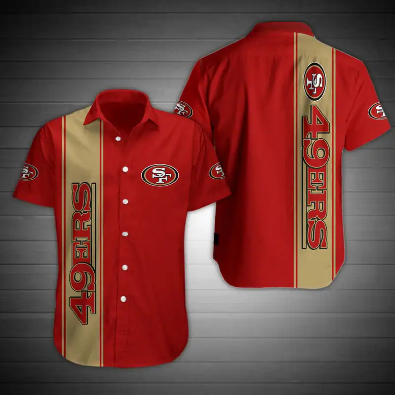 san francisco 49ers hawaiian shirt