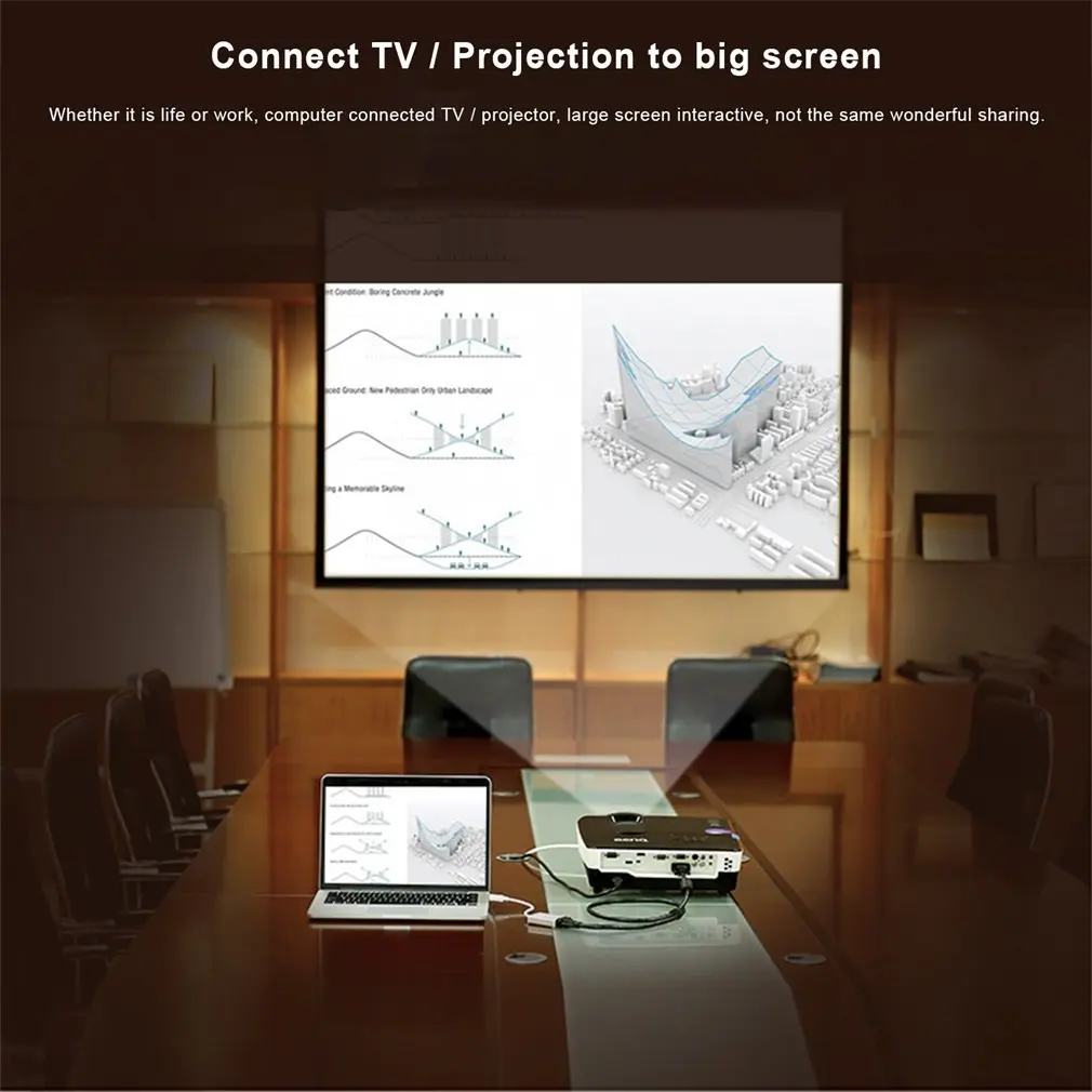 3 в 1 Thunderbolt Mini display port MINI DP Мужской к HDMI DVI VGA Женский адаптер конвертер кабель для