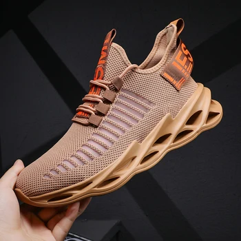 

Big Size 39-46 Summer Shoes Super Light Men's Running Shoes Outdoor Sport Shoes Mens Sneaker Cushion Non-Slip Mesh Walking Shoes