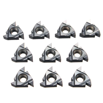 

10pcs Holder Inserts16ER AG55 Blade CNC Milling Insert Lathe Tool Precision Cutting Tool for Steel Cast Iron Rough Machining