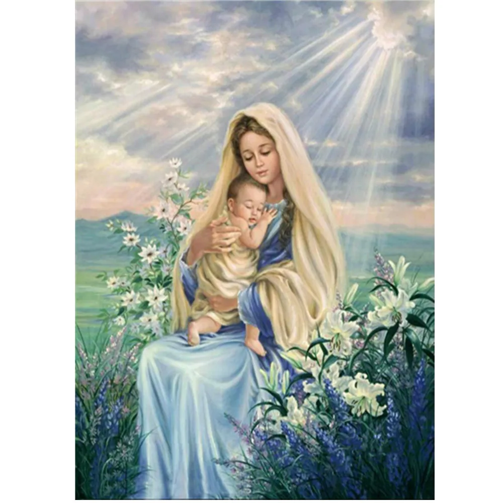 Embroidery Paintings Rhinestone Pasted DIY Diamond Painting Cross Stitch 5D Damond Painting Christmas Decorations for Home