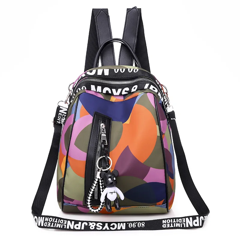 Поколение жира поперечной границы рюкзак женский стиль печатных Оксфорд ткань водонепроницаемый рюкзак настраиваемый