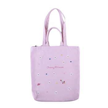 

Fashion Durable Student Canvas Single Shoulder Bag Shopping Bag Student Canvas Shopping Tote Eco-friendly Folding Shopping Pouch