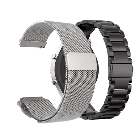 Нержавеющая сталь Wirst ремешок для наручных часов Xiaomi Huami Amazfit GTS Смарт ремешок для часов металла Сменные Браслеты для Amazfit Bip Youth 20 мм - Цвет: Package 1