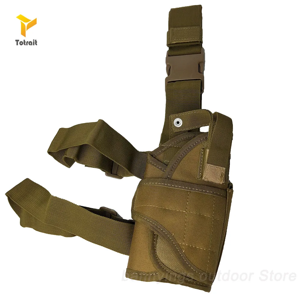 Tan Тактическая кобура для пистолета Glock Beretta Usp страйкбол пистолет сумка Чехол Регулируемый универсальный чехол - Цвет: Tan
