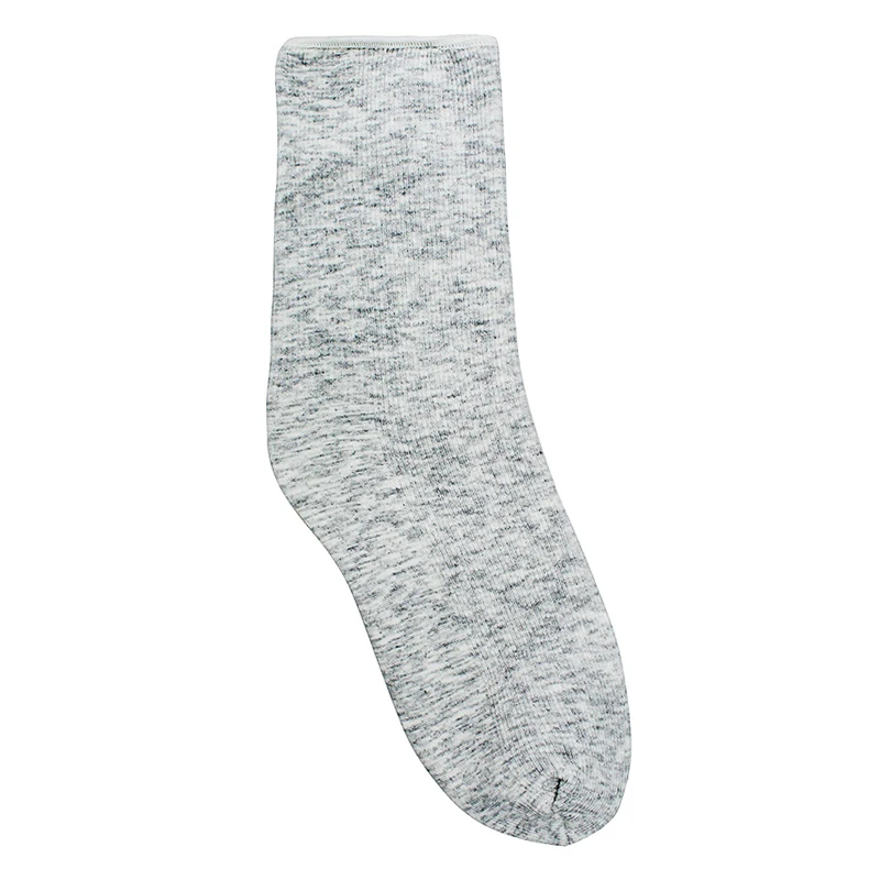 10 Color Wram Socks Women Anti-cashmere Thicken Solid Sox Casual Soft Cozy Sleeping Snow Female Socks Winter - Цвет: Серый