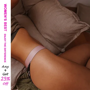 

Camouflage Contrast Broadside High Fork Female Underwear Seamless Semi-Hip Sexy Minimalist Fitness Invisible Breifs Female