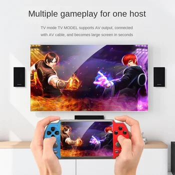 

Handheld Game Console Nostalgic 4.3 Inch HD Large Screen 8G Double-rocker Classic Game Mini Handheld Video Game