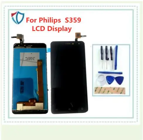 Для Philips S359 ЖК-дисплей Дисплей с кодирующий преобразователь сенсорного экрана в