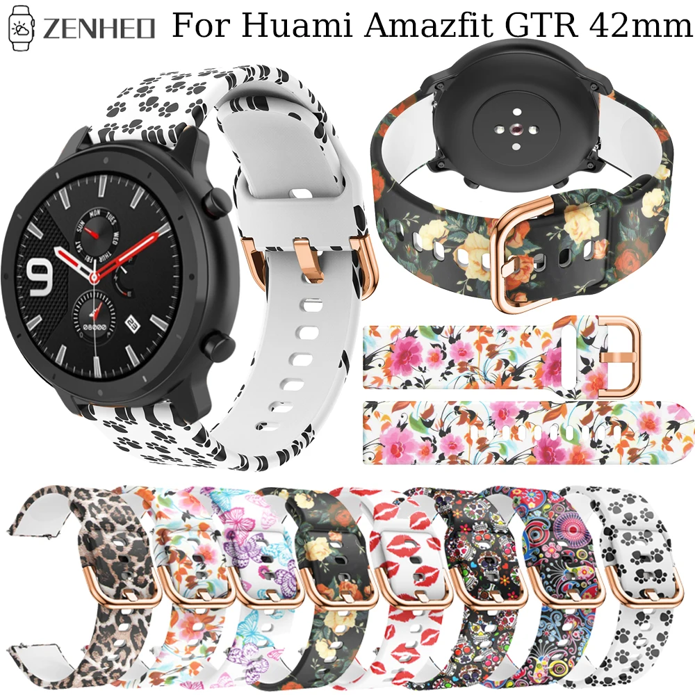 Ремешок 20 мм для Huami Amazfit GTR 42 мм ремешок для samsung Galaxy 42 мм ремешок для samsung Galaxy Watch Active 2 ремешок для часов