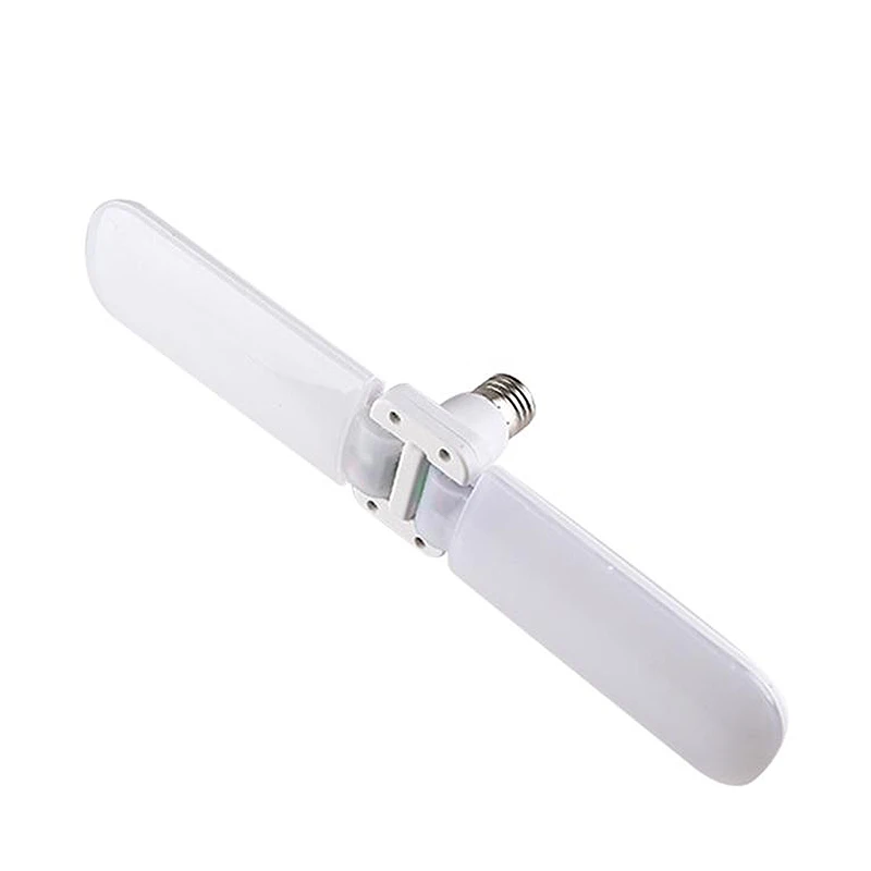 30W bulb Светодиодный потолочный светильник, 96-265 в, 55 Вт, E27, светодиодный, супер яркий, складной, с лопастями вентилятора, Регулируемый угол наклона, потолочный светильник для дома, энергосберегающие лампы, CE RoHS - Испускаемый цвет: 30W bulb