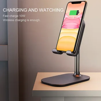 

Desktop Mount Phone Tablet Stand Universal Stand Tablet Holder Wireless Charging Multifunctional Bracket Outdoor Camping Equip