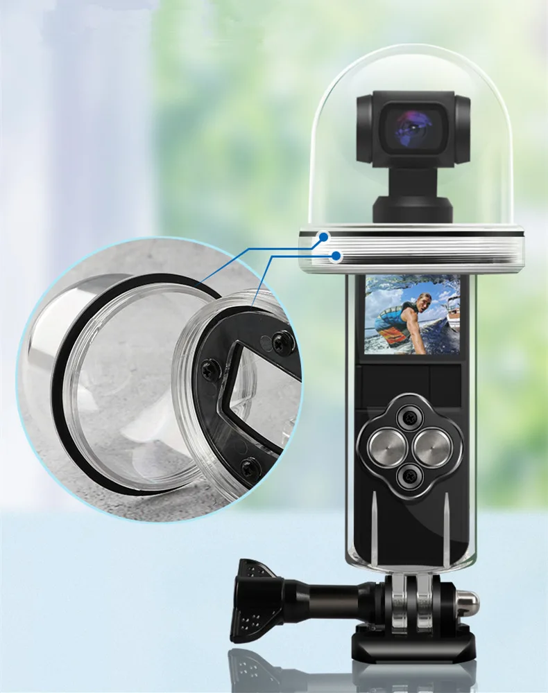 60 м водонепроницаемый чехол для Dji Osmo карманные аксессуары для дайвинга защитная оболочка коробка для Dji Osmo Карманный Vlog Gimbal камера