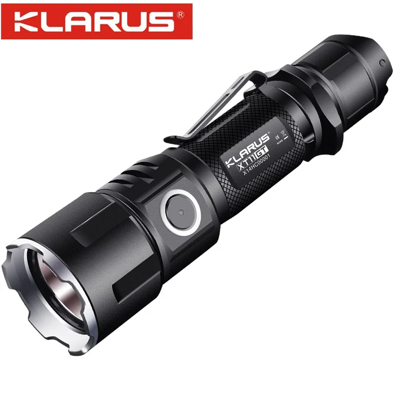 KLARUS XT11GT CREE XHP35 светодиодный тактический светодиодный фонарь 2000 лм 4 режима+ Бесплатный usb-порт и 18650 батарея для самообороны - Испускаемый цвет: white
