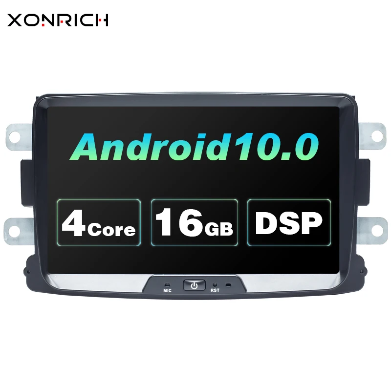 Автомобильный мультимедийный плеер Android 10 для Dacia/Sandero/Duster/Renault/Captur/Lada/Xray 2/Logan2 GSP