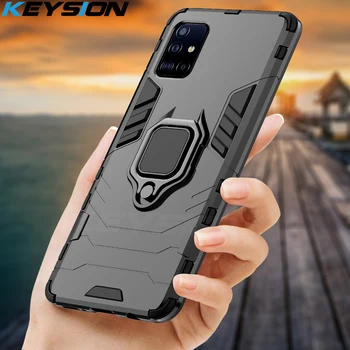KEYSION Shockproof Case for Samsung A51 A71 A31 A52 A72 Phone Cover for Galaxy S20 Ultra S10 Lite Note 10 Plus A50 A70 A12 A21S 1
