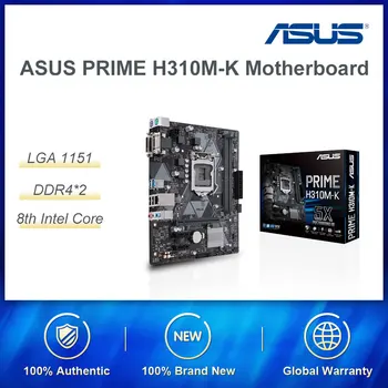 

ASUS PRIME H310M-K R2.0 Intel H310/LGA 1151 Gaming Motherboard Support Windows7 Front USB3.1 interface Excellent Thermal Design