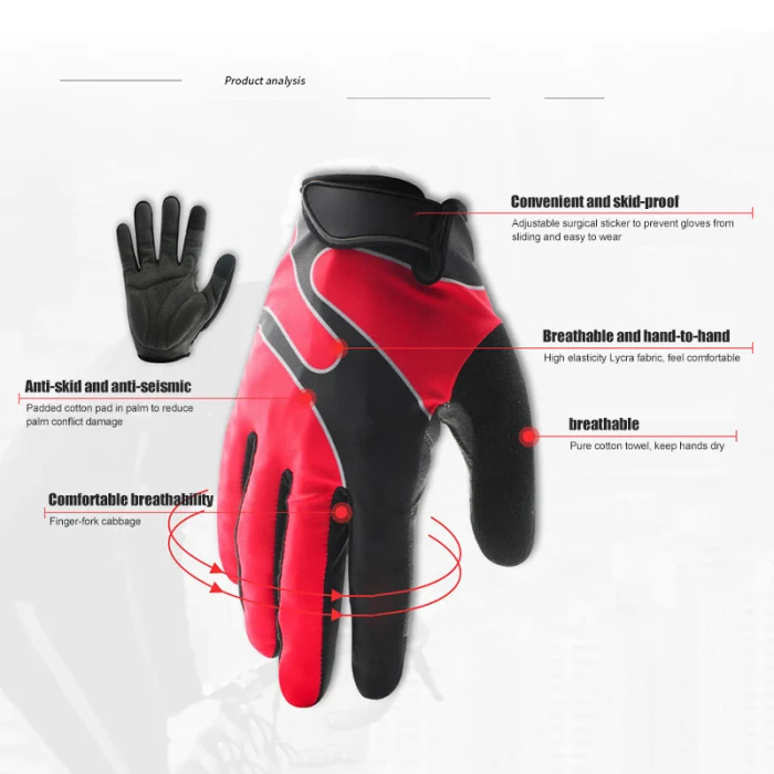 Полный палец теплые перчатки для верховой езды высокоэластичные дышащие противоскользящие уличные перчатки N66