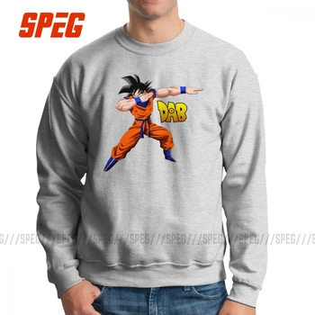 

Dragon Ball Z Super Saiyan Goku Dab Sweatshirt Men's 2019 Fashion 100% Cotton Crew Neck Pullovers Gifts Hoodie Clothing
