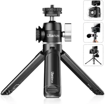 

Ulanzi U-Vlog lite Mini Tripod with 360° Ball Head & Cold Shoe Extendable Selfie Stick for Camera iPhone Android Monopod DSLR