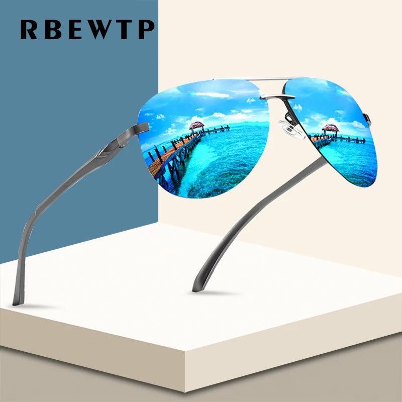 Очки авиаторы RBEWTP классические для мужчин и женщин зеркальные Поляризационные