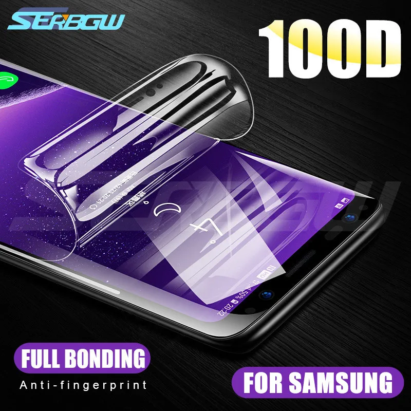 

100D Screen Protector Film For Samsung Galaxy S10 S9 S8 Plus S10e S7 Edge Note 8 9 10 Pro Screen Protective Protection Film Case
