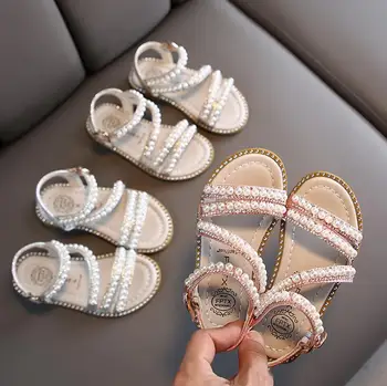 

Baby Sandals Girls Summer Shoes Children Infant Kids Baby Girls Bowknot Crystal Princess Sandals Casual Shoes For Girls