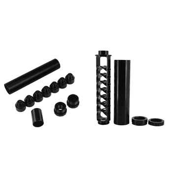 

1Pcs Spiral 1/2-28 Alloy Fuel Filter Single Core for NaPa 4003 WIX 24003 Solvent & 11Pcs Aluminum 1 / 2-28 Automotive Fuel Filte