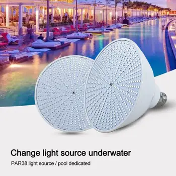 

1pcs E26 E27 Submersible LED Lights RGB Underwater Lamp Battery Operated Remote Control Wireless Multi Color Tub Swimming Pool