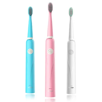

Electric Toothbrush Adult Timer Brush 5 Mode USB Charger Rechargeable Tooth Brushes Waterproof Ultrasonic Replacement Heads Set