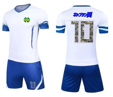 As picture Азиатские размеры, для детей, для мужчин, Camiseta atom Maillots de Foot Enfant equipe de французский Оливер атом капитан Tsubasa майки - Цвет: As picture