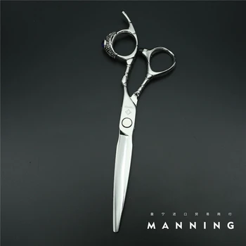 

Japan "NISHIDA" High Quality Barber Scissors Of Super Hardness 62HRC Powder Alloy 6.3 Inch Professional Hair Cutting Shears N-3