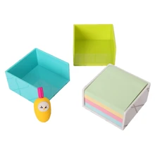 Простой держатель для заметок самоклеющиеся Примечания куб Диспенсер Чехол PS блокнот карты держатель Чехол 3x3 для Офис Дом школа органайзеры для рабочего стола