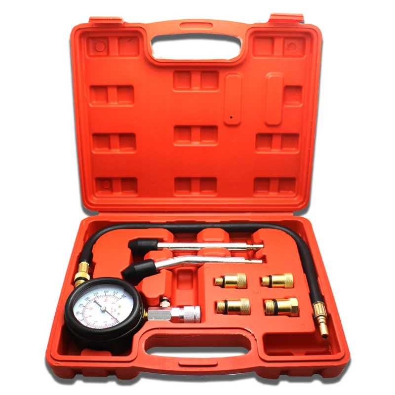 

Car automotive petrol engine compression tester kit valve timing gauge pro cylinder Auto cylindre de moteur tool