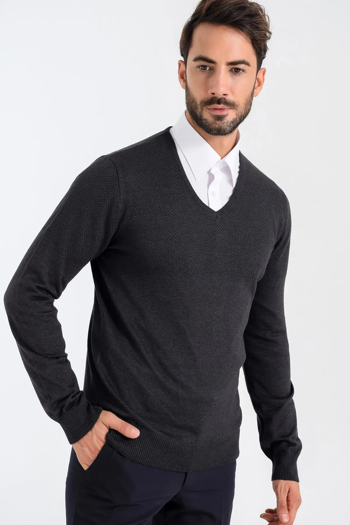 Heyss V-Neck Men 'S Sweater Sweater