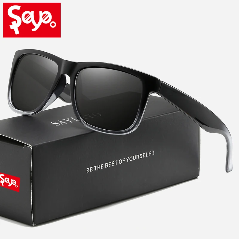 

SAYLAYO Unique Transparent Sport Sunglasses Women Men Polarized Multicolor Colorful Sun Glasses Beach Tourist Anti-UV Eyewear