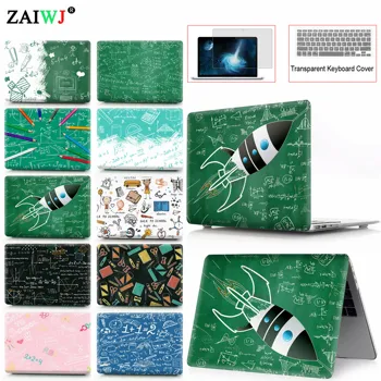 

New Laptop Case For MacBook Air Pro Retina 11 12 13 15 for Mac Pro 13.3 15.4 inch with Touch Bar ID A2159 shell + Keyboard Cover