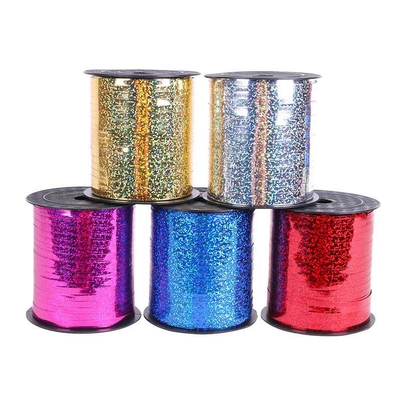 Balloon Ribbon Roll Kids Toys Crafts Foil Curling Multi Color 5mm DIY Gifts  Wedding Supplies 250 Yards