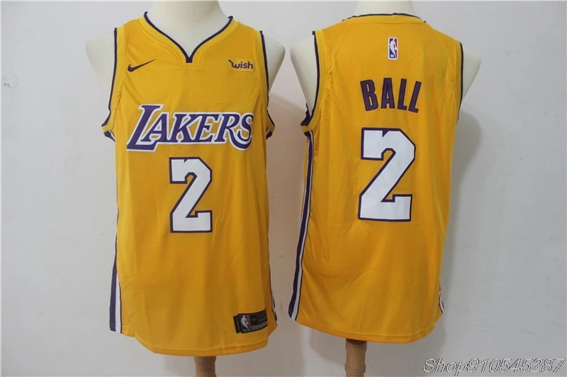 lakers stitched jersey