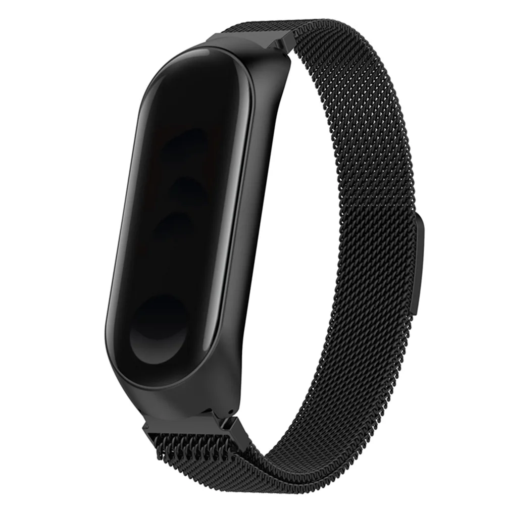 Rovtop ремешок для Xiaomi mi Band 3 mi Band 3 ремешок для Xiaomi mi band 3 браслет для Xiaomi mi 3 магнитный металлический браслет из нержавеющей стали