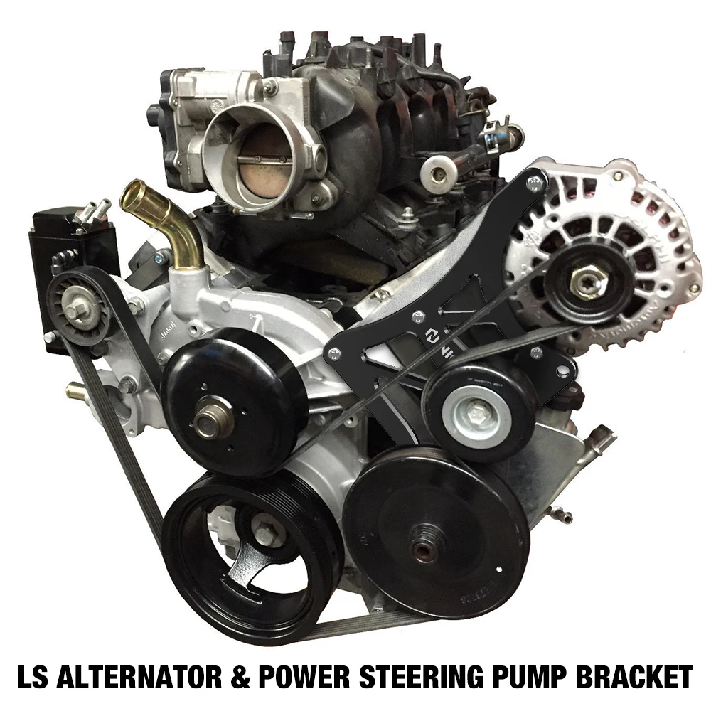 NICECNC LS Engine Serpentine Bracket Alternator Power Steering Pump