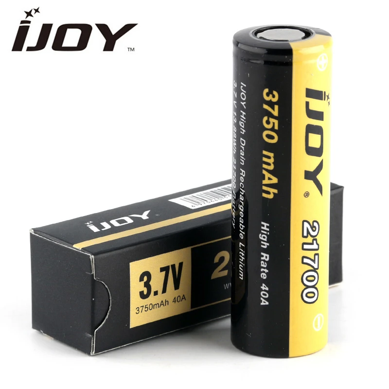 

Vape Battery IJOY 21700 Electronic Cigarette Battery 3 legs 3.7V 3750mah 40A Rechargeable Lithium Battery For Vaper Vape Box Mod