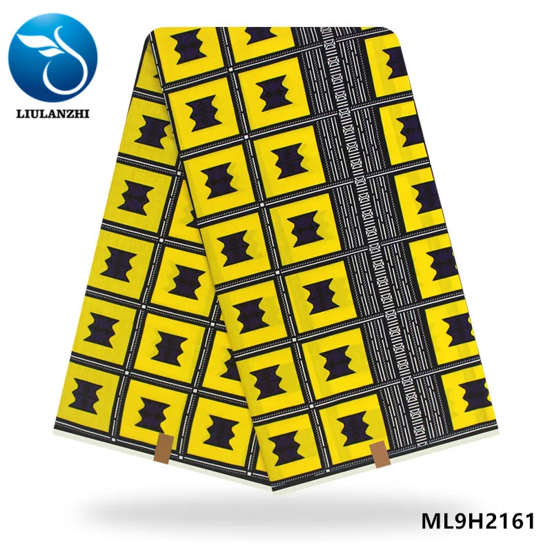 ML9H2161 Воск liulanzhi дизайн Анкара хлопок принты Высокое качество 6 ярдов шитье Duch Воск Принт высокое качество Анкара ткань воск ML9H2159-73 - Цвет: ML9H2161