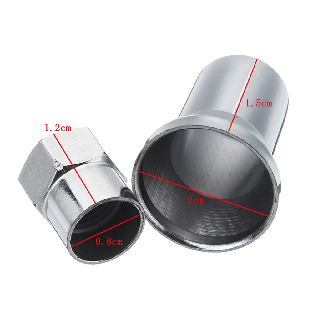 12 шт./компл. TR413 хромированная автомобильная шина покрышка клапана шестигранная