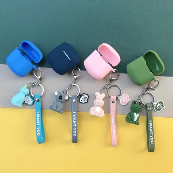 

Silicone Case For EDIFIER LolliPods Protective Bluetooth Wireless Earphone Cover For EDIFIER TWS200 Case With Keyring