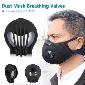 

5-40pcs PM2.5 Dust Mask Breathing Valve Replacement Air Pollution Dust Mask Bike Mask Breathing Filter Valve for Face Mouth Mask