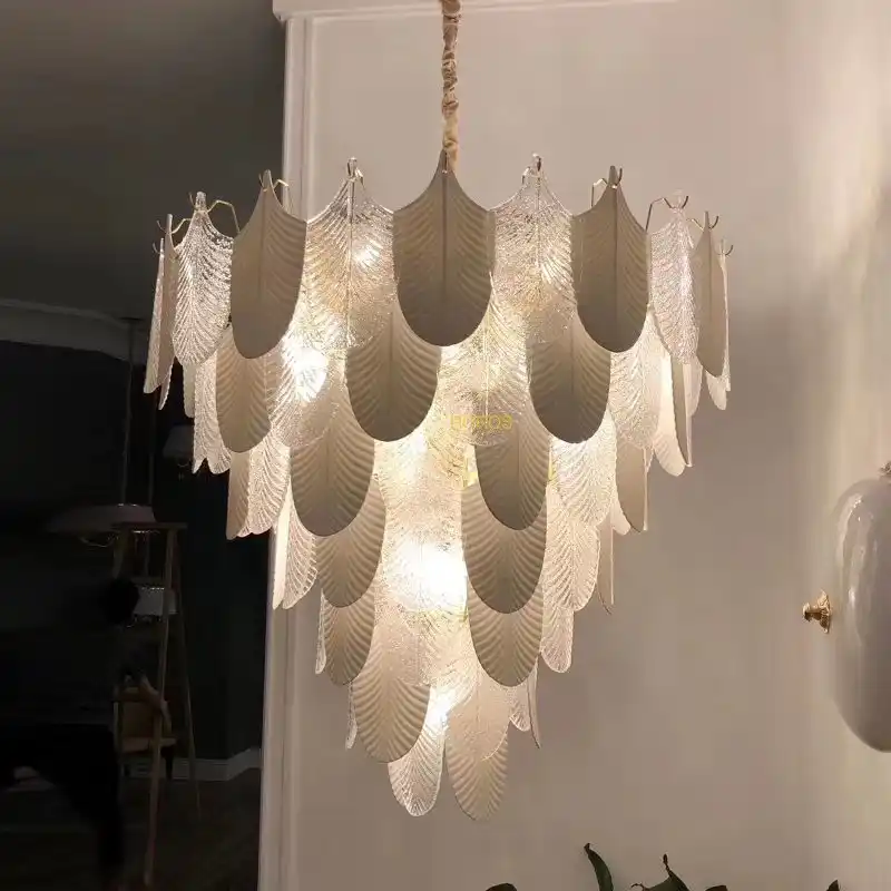 Lampara De Pared Posmoderna De Hoja Dorada Lampara De Pared