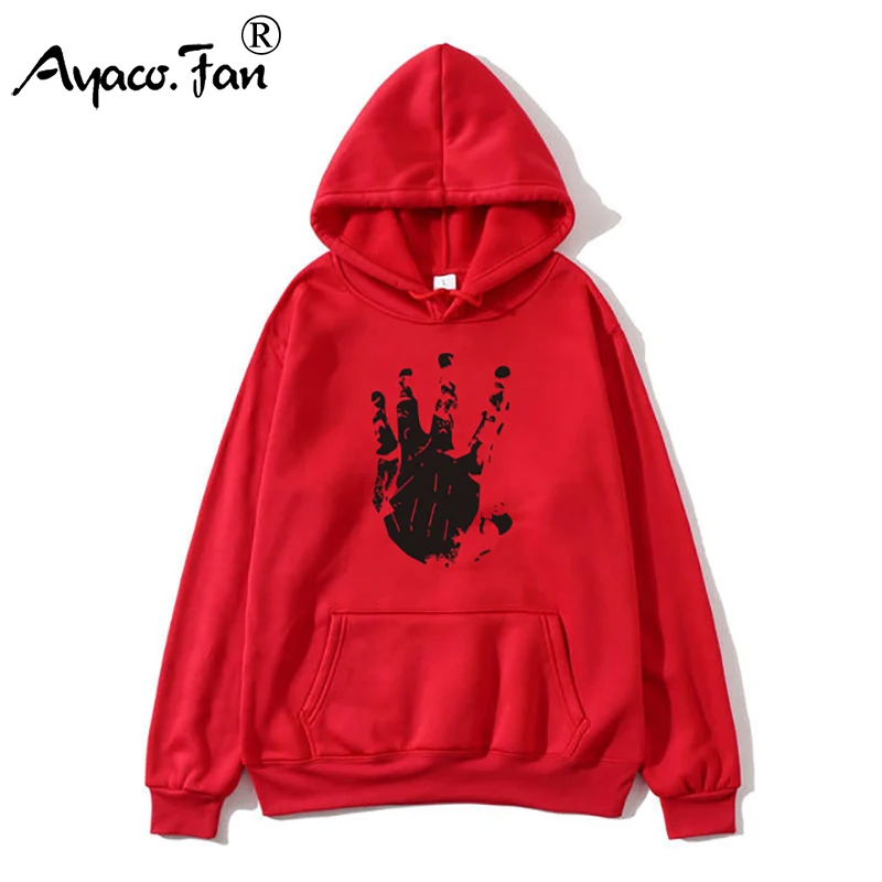 

Women Hoodies Pullover Sweatshirts Autumn New Harajuku Hoodies Cool Palm Print Long Sleeve Hoody Female Hooded sudadera mujer